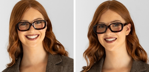Kerr Deep Havana glasses side
