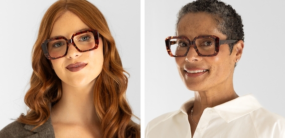 Morven Dark Tortoise glasses side