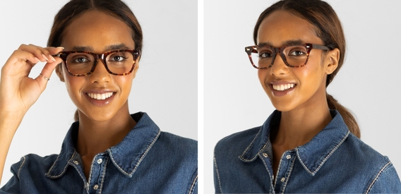 Duncan Dark Tortoise Glasses side