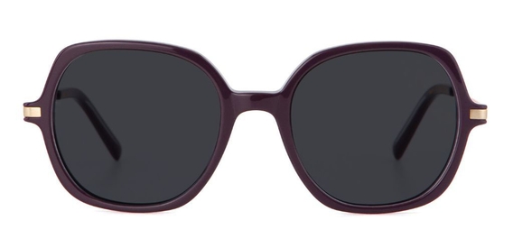 IOLLA Rowan Sunglasses in Plum with Grey Lenses