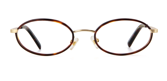 IOLLA Skye Brushed Gold with Deep Havana Glasses