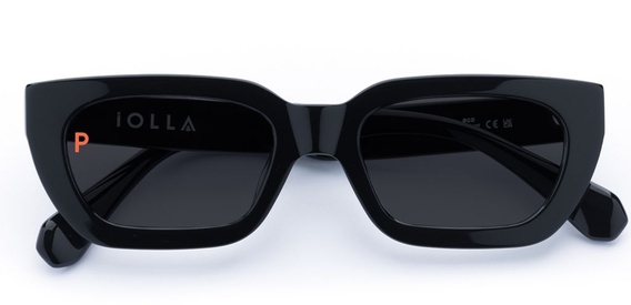 Shaw Sunglasses Black with Grey Polarised Lenses