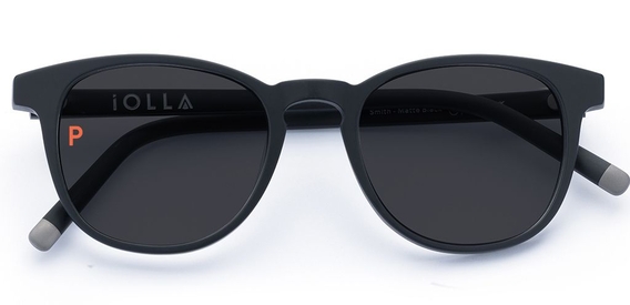 Smith Sunglasses Matte Black with Grey Polarised Lenses
