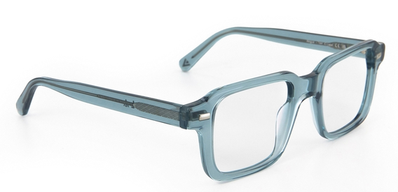 Angus Glasses in Teal Crystal