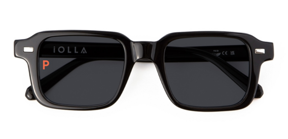 Black Angus Sunglasses with Grey Polarised Lenses