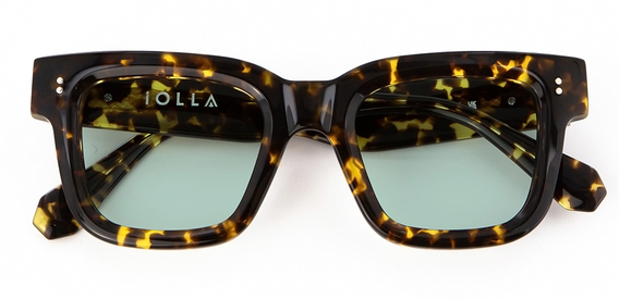 IOLLA Brodie Sunglasses in Classic Tortoise with Seabreeze