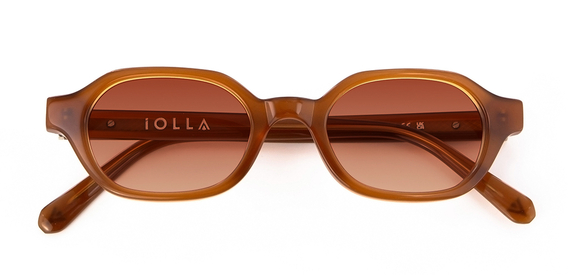 Dunbar Sunglasses in Chocolate with Sienna Sunset