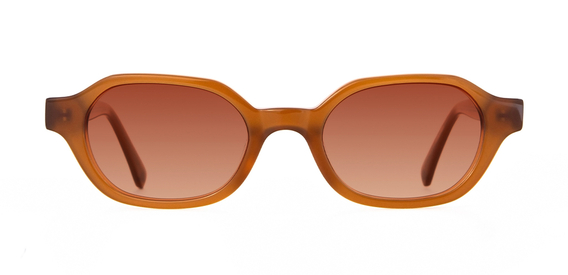 Dunbar Sunglasses in Chocolate with Sienna Sunset