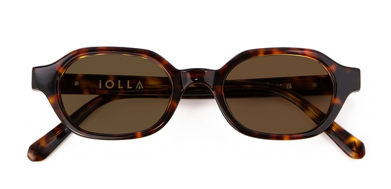 Dunbar Sunglasses in Deep Havana with Brown Lenses