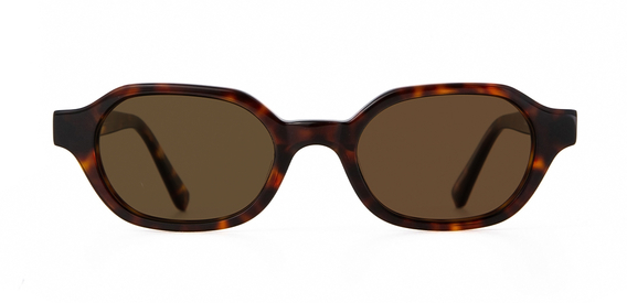 Dunbar Sunglasses in Deep Havana with Brown Lenses