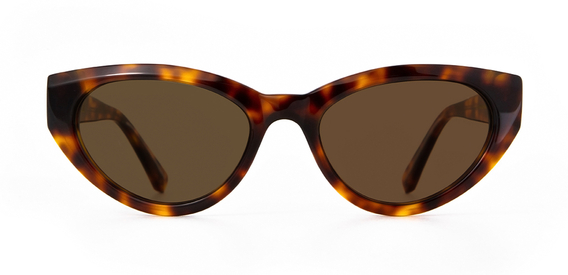 Jura Sunglasses in Medium Havana with Brown Lenses