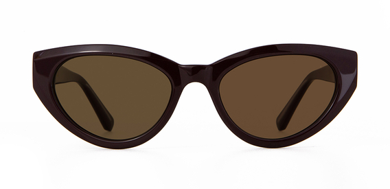 Jura Sunglasses in Plum with Brown Lenses