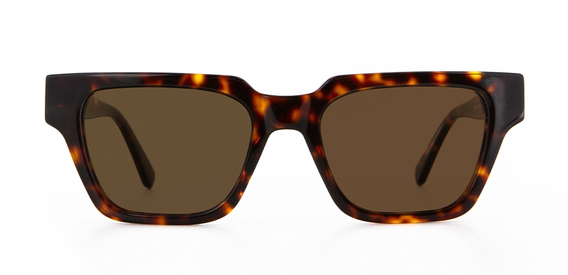 Macrae Sunglasses in Deep Havana with Brown Polarised Lenses