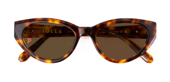 Medium Havana Jura Sunglasses with Brown Lenses
