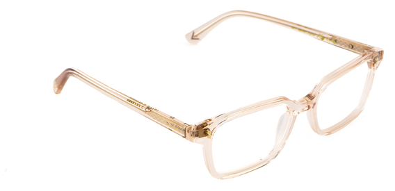 Side view of 001 Vanilla Crystal Glasses