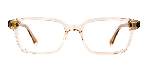 Front view of 001 Vanilla Crystal Glasses