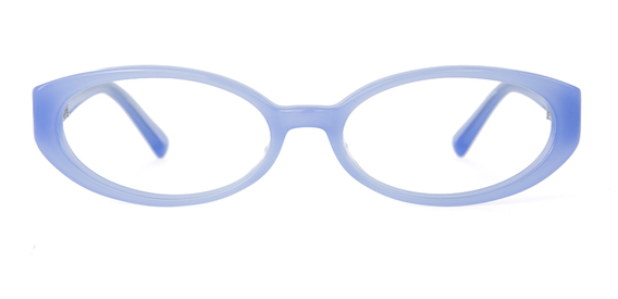 Front view of 002 Icy Blue Glasses