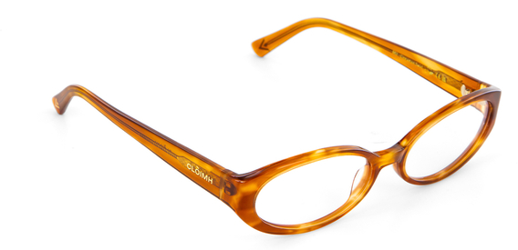 Side view of 002 Cinnamon Swirl Glasses