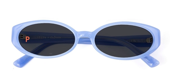 CLOIMH 002 ICY BLUE SUNGLASSES WITH GREY POLARISED LENSES