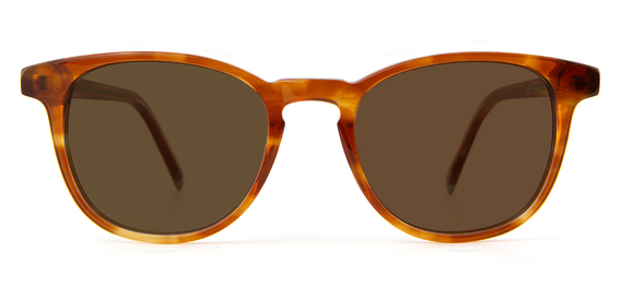 Smith Cinnamon Swirl Sunglasses with brown lenses side view