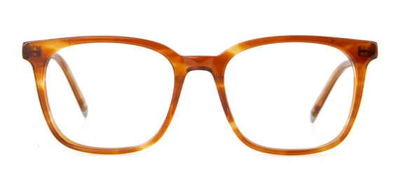Stewart Cinnamon Swirl Glasses front unfolded view