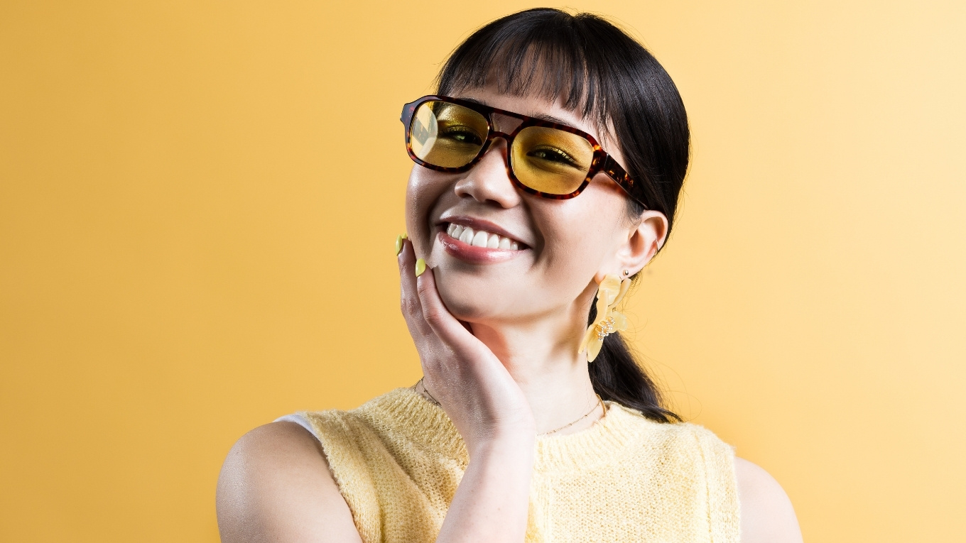 Arran yellow sunglasses