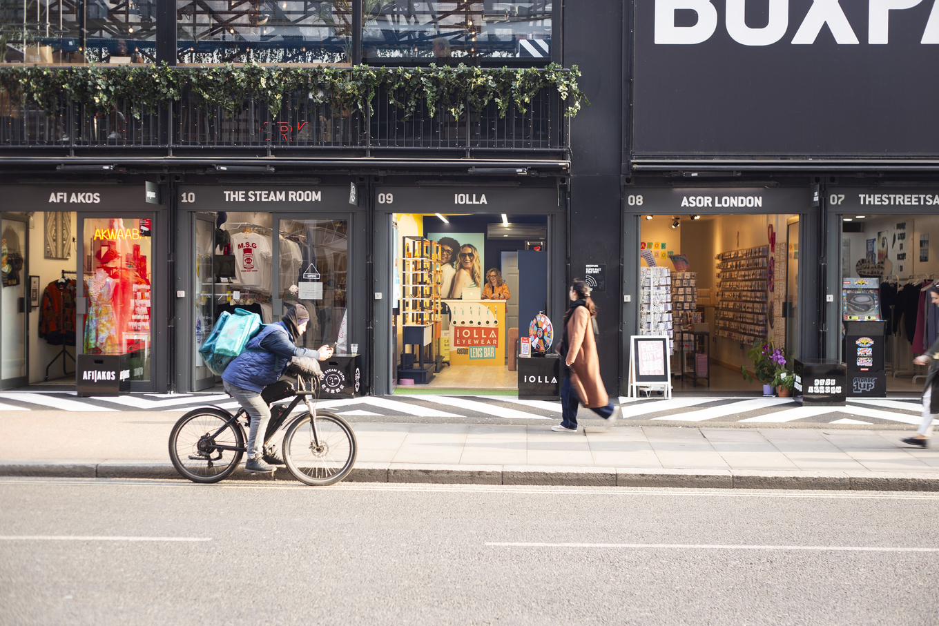 Boxpark Shoreditch London Exterior