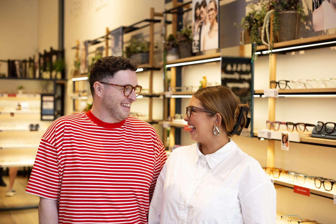 Paul and Kendra in IOLLA Showroom
