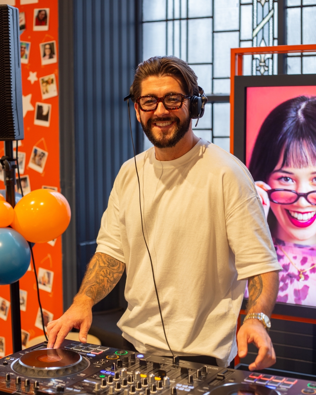DJ playing at 10th Birthday