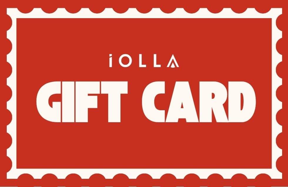 Red IOLLA Christmas gift card