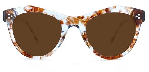 Ferrier_SpeckledBlue_Front_Sunglasses