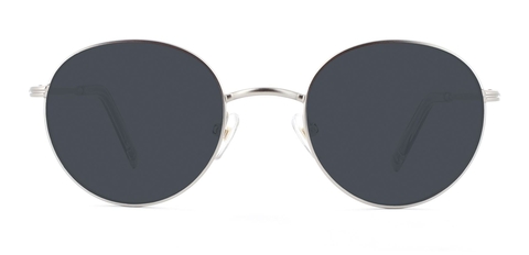 Rowling_MatteSilver_Front_Sunglasses