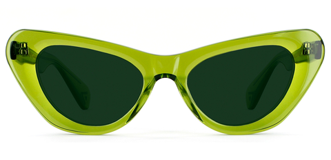 Kelly Olive Crystal Sunglasses