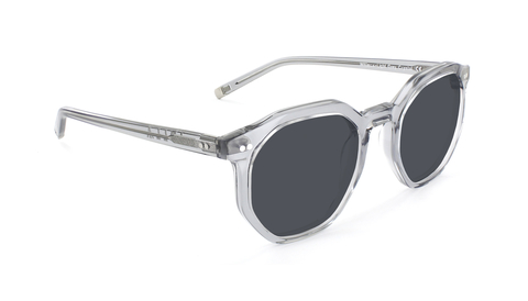 Wilson in Light Grey Crystal with Grey Lenses