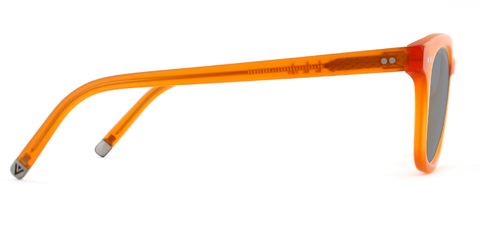 Frosted Orange with Grey Lenses