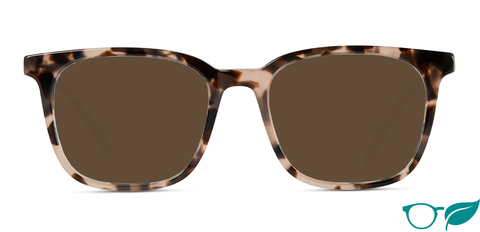 Stewart Vanilla Tortoise Sunglasses Front Image