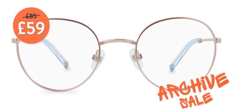 Rowling archive rose gold glasses