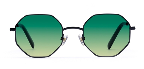 Blair in Matte Black – Sleek Octagonal Sunglasses | IOLLA