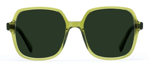 Bonnie in Sage Green – Standout Square Sunglasses | IOLLA