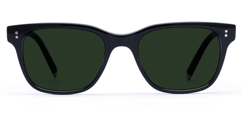 Bruce in Black – Retro Square Sunglasses | IOLLA