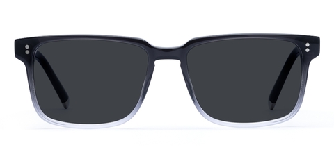 Burns in Crystal Fade – Contemporary Square Sunglasses | IOLLA