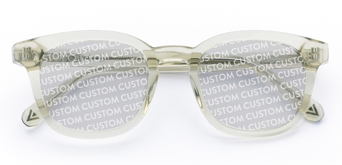 Bute in Moss Green Crystal – Versatile Square Sunglasses | IOLLA