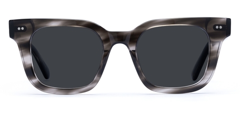 Clyde in Slate – Bold Square Sunglasses | IOLLA