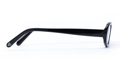 Cooper Black glasses side