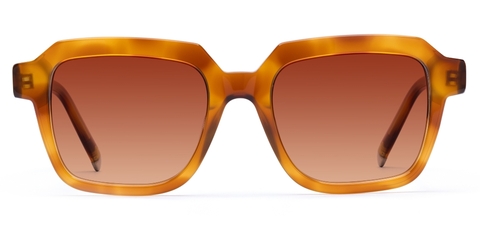 Elliot in Amber – Custom Oversized Statement Sunglasses | IOLLA
