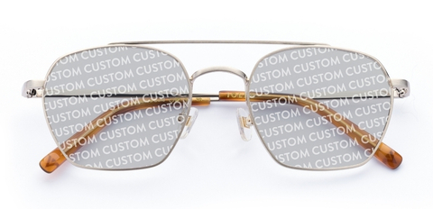 Harrison in Brushed Gold – Metal Aviator Sunglasses | IOLLA