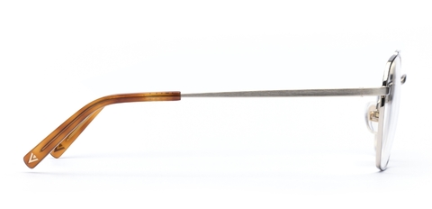 Harrison Brushed Gold glasses side