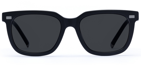 Inglis in Matte Black – Thick Square Sunglasses | IOLLA