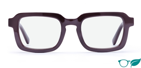 Kelso Plum glasses front