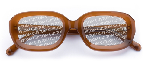 Kerr in Chocolate – Modern Rectangle Sunglasses | IOLLA